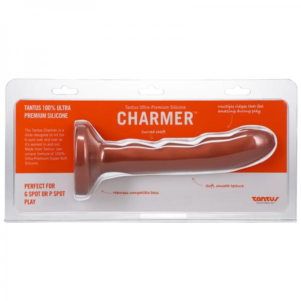 Tantus Charmer 8 In. G Spot Dildo Firm Copper