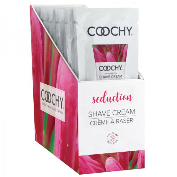 Coochy Oh So Smooth Shave Cream Seduction 24 Piece 15 Ml Foil Display