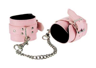 Strict Leather Pink Bondage Set