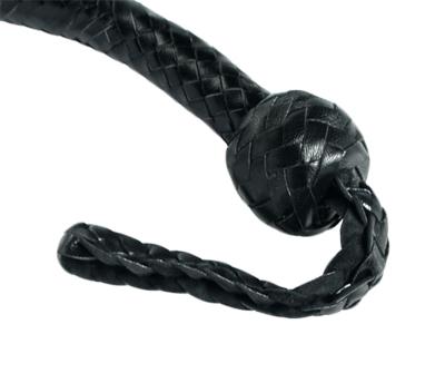 3 Foot Snake Whip 12 Plait Black