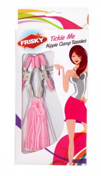 Tickle Me Pink Nipple Clamps Tassels
