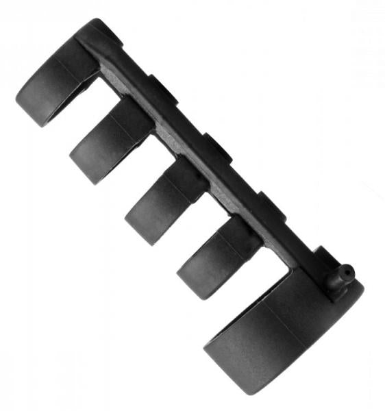 Power Cage Silicone E Stim Cock And Ball Sheath Black