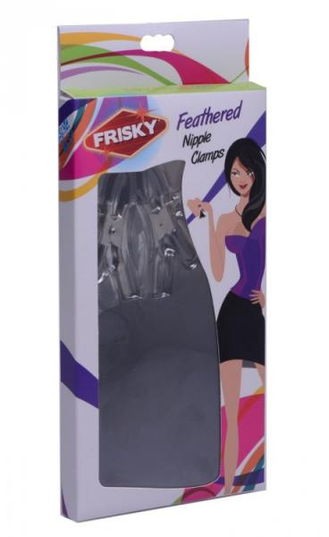 Black Feather Nipple Clamps