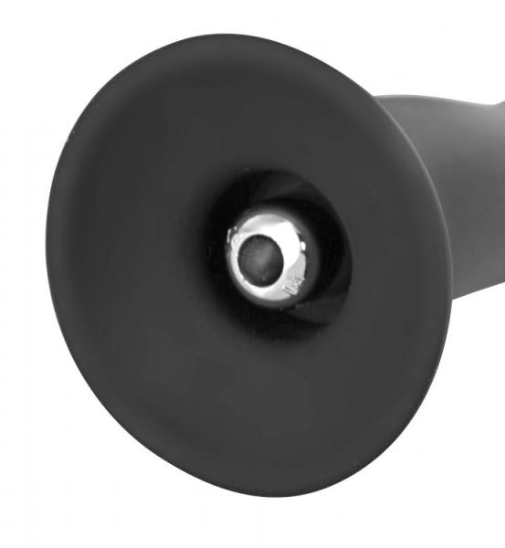 Onyx Vibrating Silicone G Spot Dildo Black