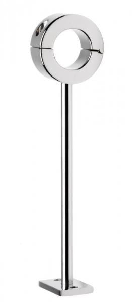 Locking Mounted Cbt Scrotum Cuff With Bar