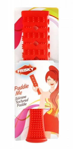 Paddle Me Textured Silicone Paddle Red