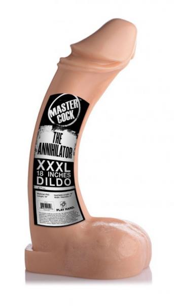 The Annihilator Xxxl 18 Inches Dildo Beige