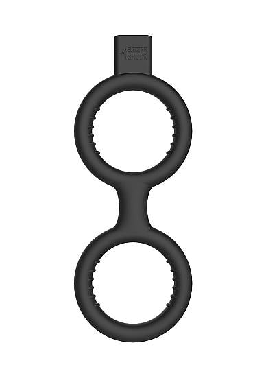 Electroshock E Stimulation Cock And Ball Ring Black