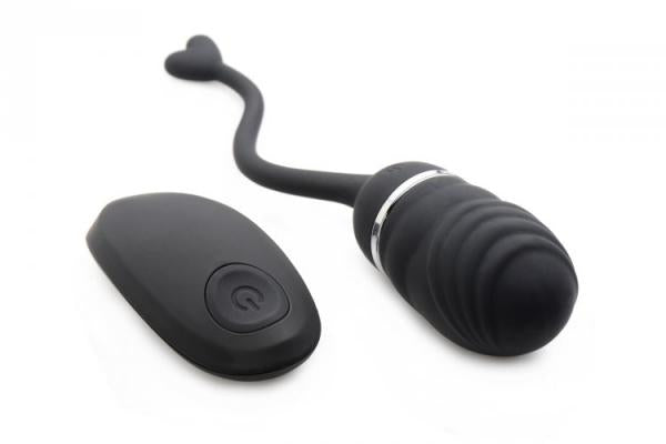O Bomb Rechargeable Remote Control Egg Vibrator Black