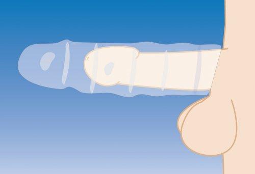 3 Inches Clear Enhancer Sleeve Penis Extension