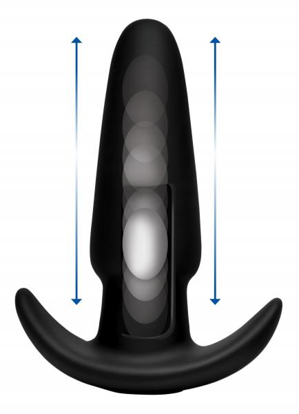 Kinetic Thumping 7 X Medium Anal Plug Black Thump It!