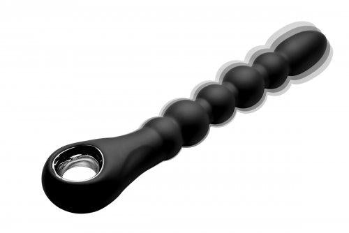 Dark Scepter 10 X Vibrating Silicone Anal Beads