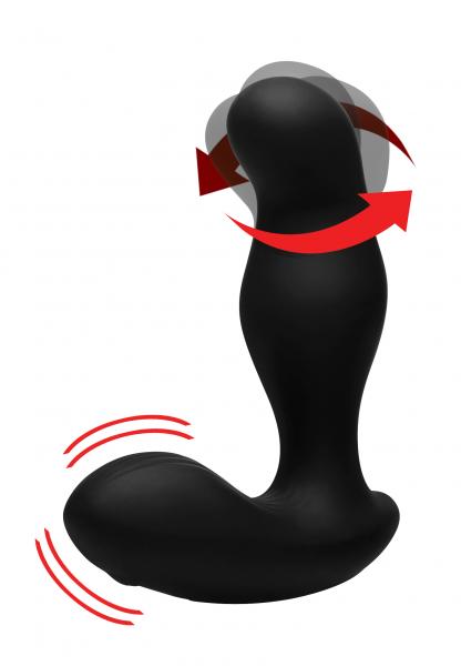 Alpha Pro 7 X P Gyro Prostate Stimulator Shaft Black