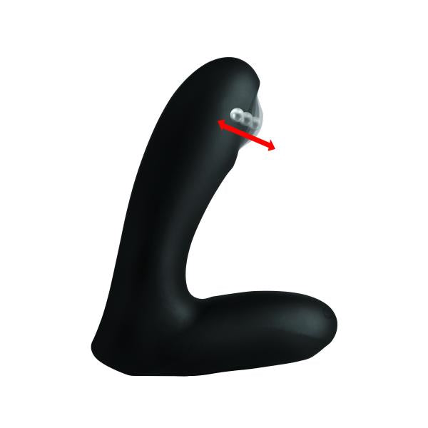 Alpha Pro 12 X Tapping Prostate Stimulator Black