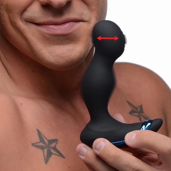 Alpha Pro 6 X P Pounce Double Tapping Prostate Stimulator Black