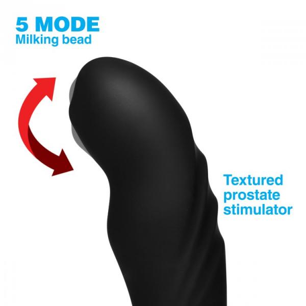 17 X P Trigasm 3 In 1 Silicone Prostate Stimulator Black