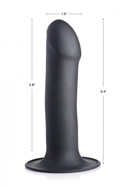 Squeeze It Squeezable Phallic Dildo Black