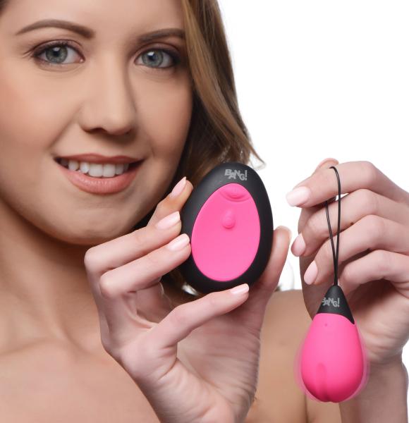 10x Silicone Vibrating Egg Pink
