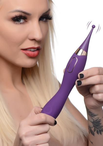Pulsing G Spot Pinpoint Silicone Vibrator With Attachments