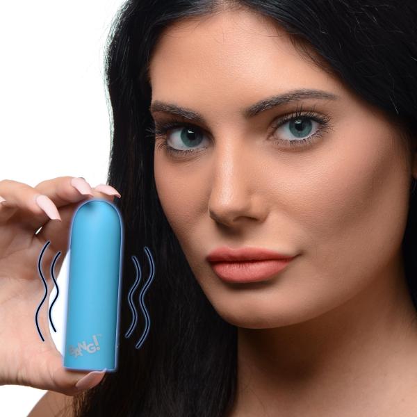 10x Mega Silicone Vibrator Blue