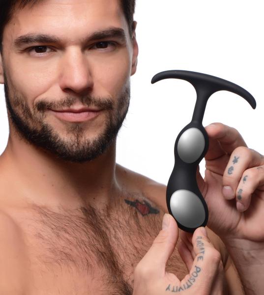 Premium Silicone Weighted Prostate Plug Medium