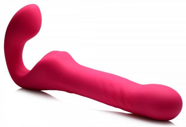 30x Thrusting And Vibrating Strapless Strap On With Remote Control