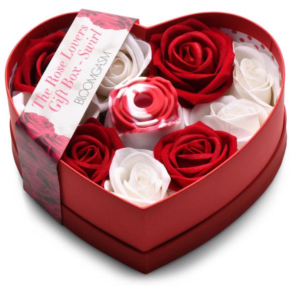 The Rose Lovers Gift Box 10x Clit Suction Rose Swirl