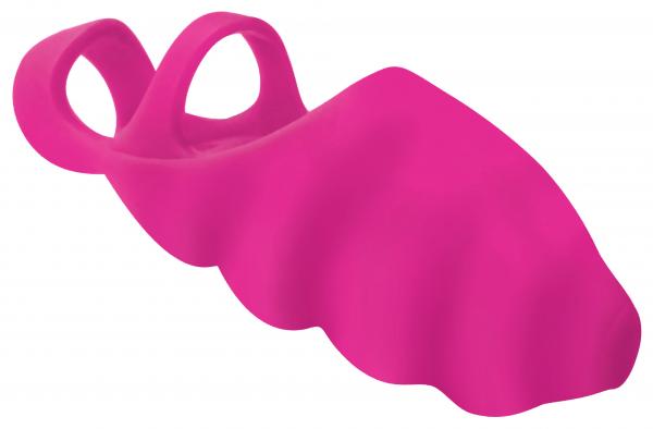Thrill Her Silicone Finger Vibrator Pink