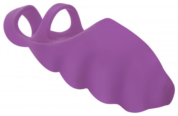 Thrill Her Silicone Finger Vibrator Purple