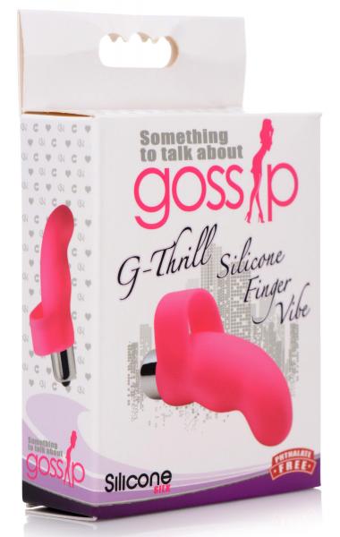 G Thrill Silicone Finger Vibe Magenta