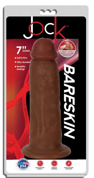 Jock Dark Bareskin Dildo 7 Inch