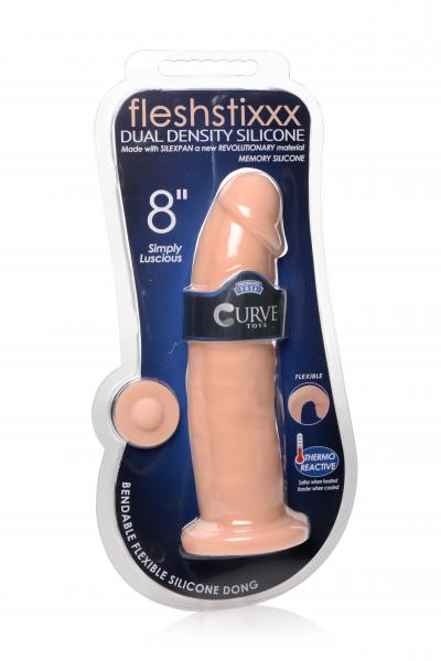 Silexpan Hypoallergenic Silicone Dildo 8 Inch