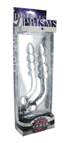 Hamsa Glass Dildo Clear