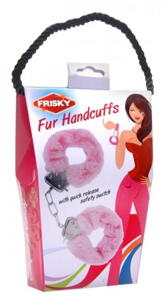 Courtesan Handcuffs Pink Fur