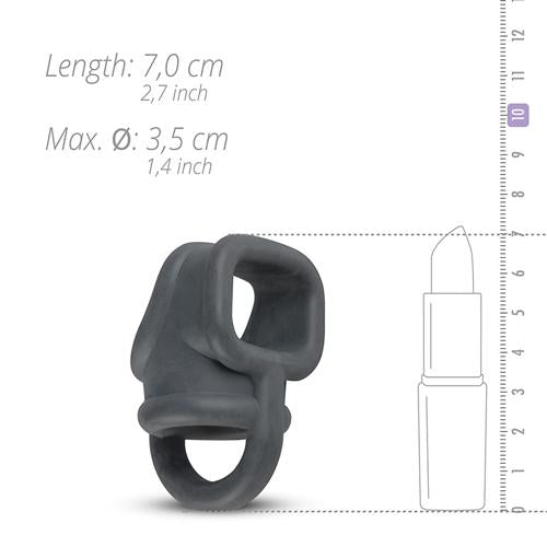 Boners Liquid Silicone Ball Splitter Gray