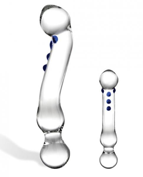 Glas 6 Inches Curved G Spot Glass Dildo
