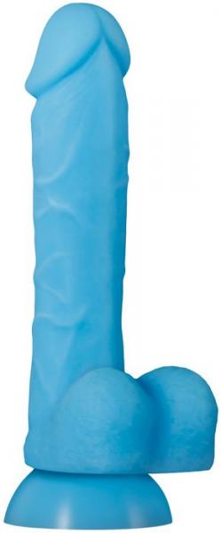 Touch And Glow Glow In The Dark Dildo Blue
