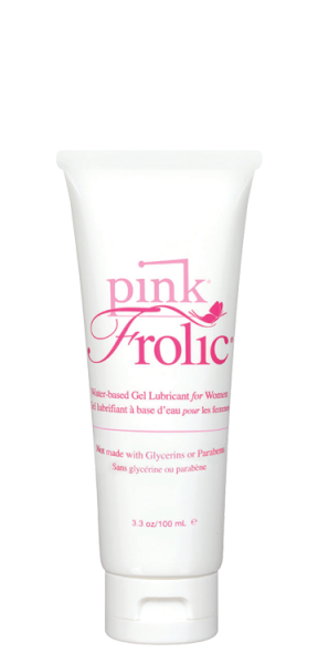 Pink Frolic Water Based Gel Lubricant For Women 3.3oz Tube