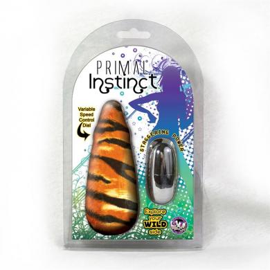 Primal Instincts Vibrating Egg Tiger Print