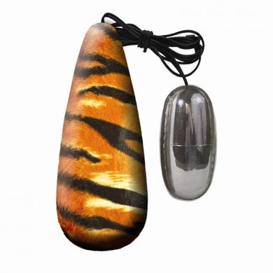 Primal Instincts Vibrating Egg Tiger Print