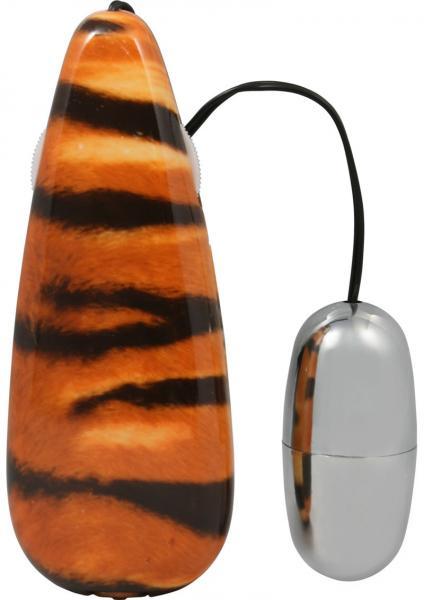 Primal Instincts Vibrating Egg Tiger Print
