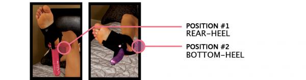 Heeldo Foot Harness Hers S/M Black