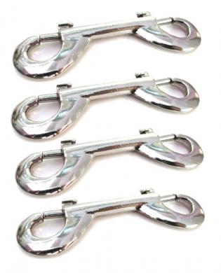 Kinklab Nickel Plated Snap Hooks Pack Of 4