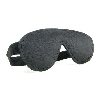 Non Leather Padded Blindfold Black