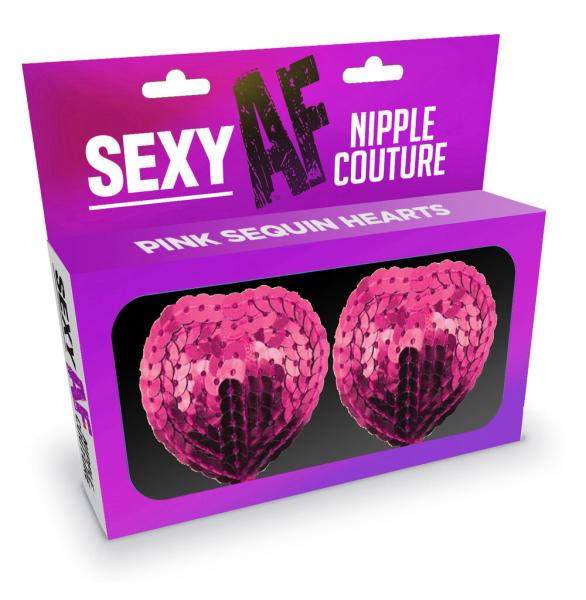 Sexy Af Pink Hearts Nipple Covers