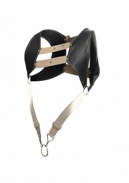 Male Basics Dngeon Croptop Cockring Harness Golden O/S