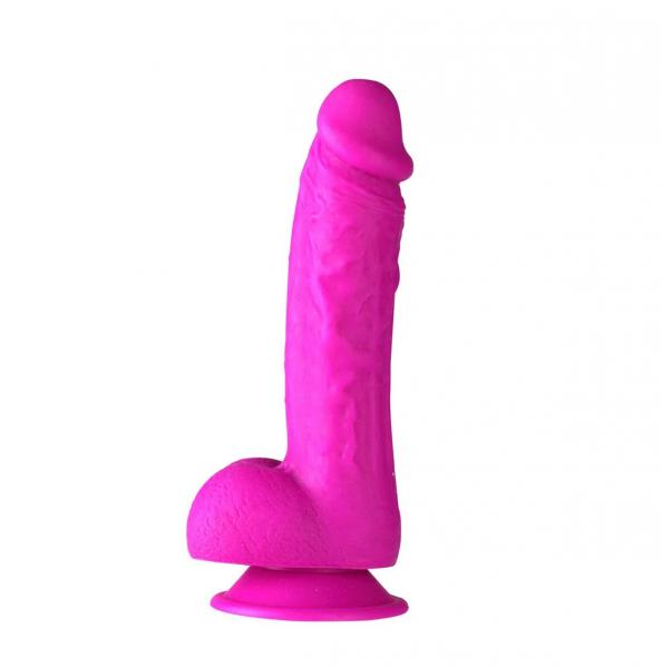 Josi 8 Inches Realistic Silicone Dong Purple