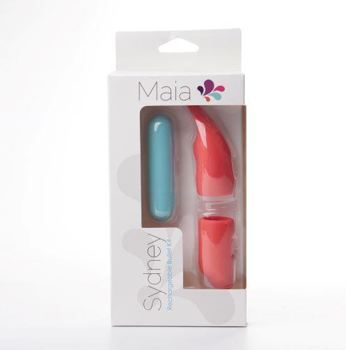 Sydney Mini Bullet Vibrator With Silicone Sleeves Rechargeable