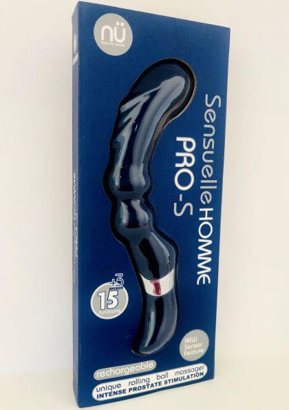 Sensuelle Homme Pro S Prostate Massager Navy Blue