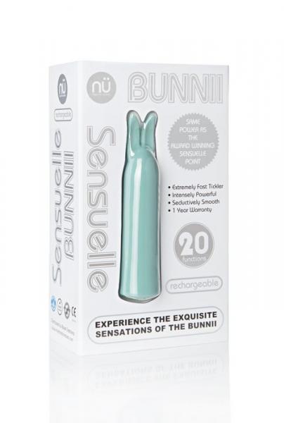 Sensuelle Bunnii 20 Function Vibe Teal Blue
